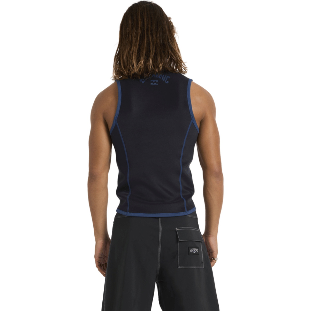 2026 Billabong Heren Absolute Natural 1mm Omkeerbaar Vest ABYW000104 - Dark Denim